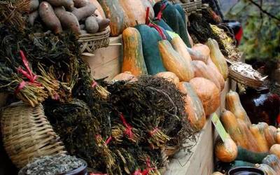 封開2019春節民俗廟會喜降龍山景區，農副產品年味濃